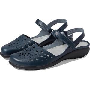 Naot Womens Magic Flat Sandals EU 40 US 9 Blue Ink Leather NIB